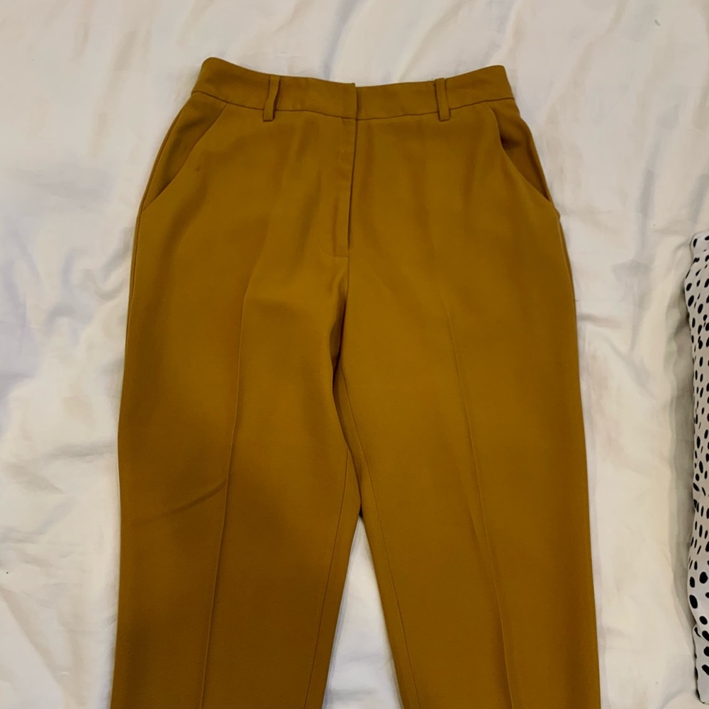 Forever 21 Contemporary Mustard Dress Pant